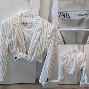 Zara Striped Crop Top